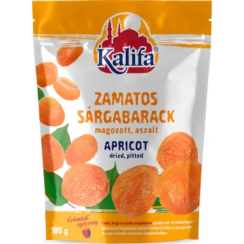 Sušené ovoce Kalifa Sušené šťavnaté meruňky bez pecky (180g)