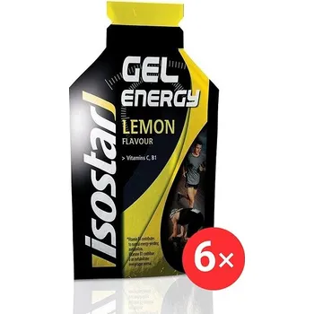Energetický nápoj Isostar Energy gel 6 x 35 g, Lemon