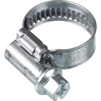 Zahradní hadice Hadicová spona se šnekovým převodem, nerez 1.4016, pro hadice s Ø 12–20 mm (balení = 10 ks)