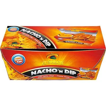 Chips El Sabor Nacho chipsy s příchutí chili se sýrovou omáčkou (175g)