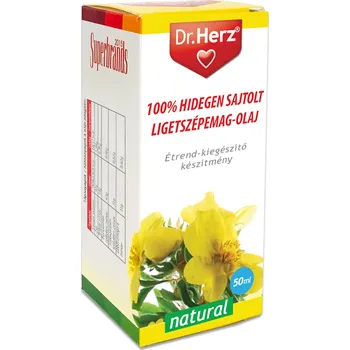 Lék na kožní problémy, vlasy a nehty Dr.Herz 100% Olej z pupalkových semen lisovaný za studena (50ml)