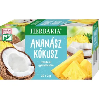Sušené ovoce Herbária Ovocný čaj s ananasovo - kokosovou příchutí porcovaný (20ks)