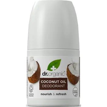Dr.Organic Přírodní deodorant s panenským kokosovým olejem bez hliníkových solí a alkoholu (50ml)