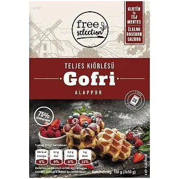 Chlebová směs Free Selection Bezlepková celozrnná moučná směs na gofry, vafle (150g)