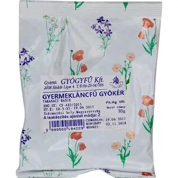 Bylinná léčivá mast Gyógyfű čaj Pampeliška lékařská kořen (30g)