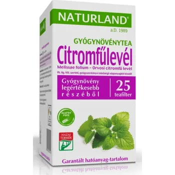 Naturland Porcovaný čaj Meduňka lékařská list (25ks)