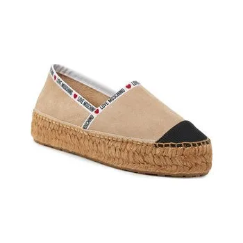 Dámská obuv LOVE MOSCHINO Espadrilky JA10553G0IIG0131 Béžová 39