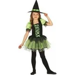 GUIRCA Dětský kostým čarodějnice - Halloween - vel. 10-12 let
