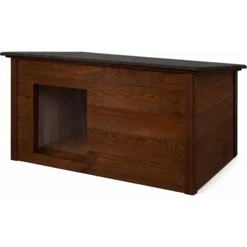 Bouda pro psa Zatepletá bouda pro psa XL 106x72x67 cm DECHLAND BP06 hnědá