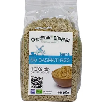Luštěnina GreenMark Organic Bio Basmati rýže hnědá (500g)
