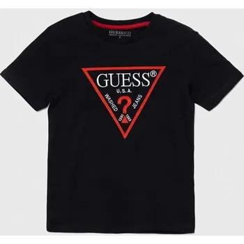 Chlapecké tričko Dětské bavlněné tričko Guess L4YI54.K8HM4.9BYH černá 99X, vel. 175