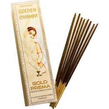 Čajovna Goloka Gold Prema Vonná tyčinka Golden Champa (10ks)