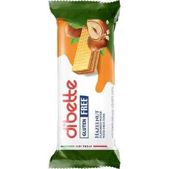 Diabette Wellness Oplatka plněná lískooříškovým krémem s fruktózou (50g)