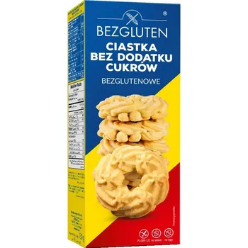 Bezgluten Bezlepkové sušenky bez přidaného cukru (130g)
