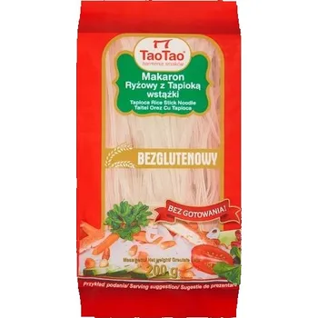 Příloha TaoTao Bezlepkové tapiokové rýžové těstoviny - široké nudle (200g)