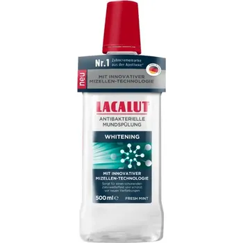 zubní pasta Lacalut Whitening micelární ústní voda (500ml)