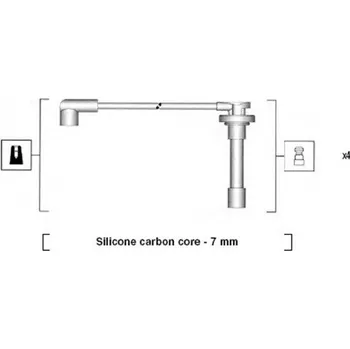 Zapalovací kabel Sada kabelů pro zapalování MAGNETI 941315020889