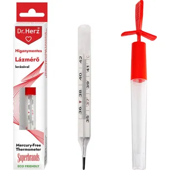 Teploměr osobní Dr. Herz Teploměr bez rtuti s třepačkou (1 ks)