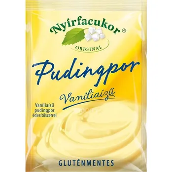 lahůdkový salát Nyírfacukor Original Bezlepkový vanilkový pudink se sladidlem (80g)