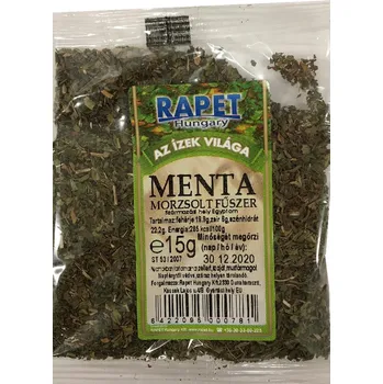Koření Rapet Hungary Máta sušená drcená (15g)