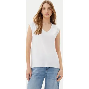 Dámské oblečení Pieces T-Shirt Billo 17078732 Bílá Loose Fit XS