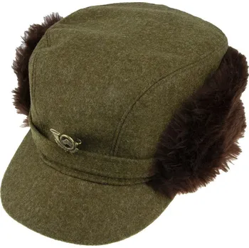 Módní doplněk Čepice TONAK hubertus s umělou kožešinou vel. 57