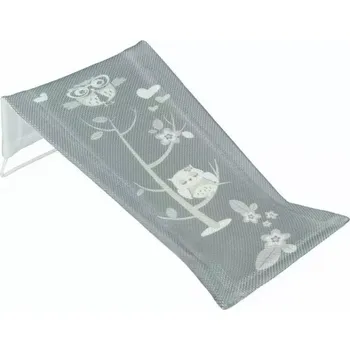 Koupání kojence Lehátko do vaničky látkové Tega Baby Sovičky šedá