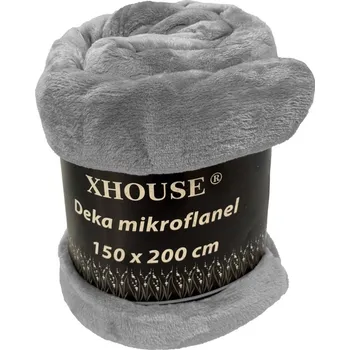 deka Bazyl.cz Mikroflanelová deka 150x200 cm. - Světle šedá