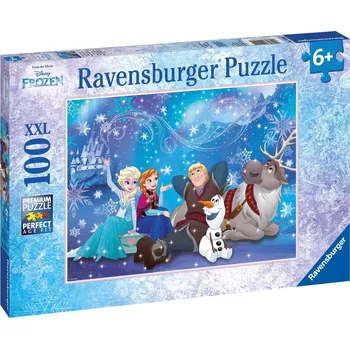 Puzzle Puzzle Ravensburger Ledové království - Ledová magie 100 dílků
