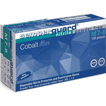 Pracovní rukavice Jednorázové rukavice SEMPERGUARD® Cobalt - nepudrované 10 -