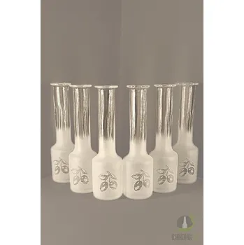 Pískovaná sada panáků - Švestka (zkumavka)