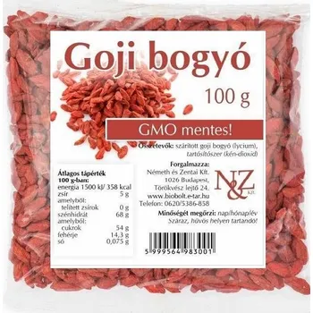 Sušené ovoce NZ Goji - Kustovnice čínská sušená (100g)