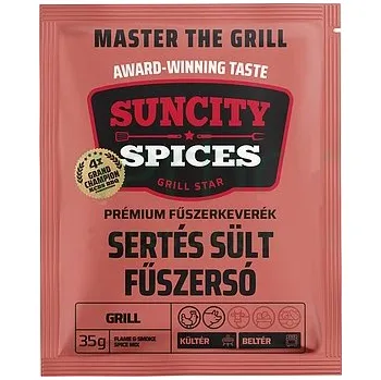 Koření SunCity Prémiová BBQ směs koření na vepřové maso – grilovací směs na krkovičku a rameno (35g)