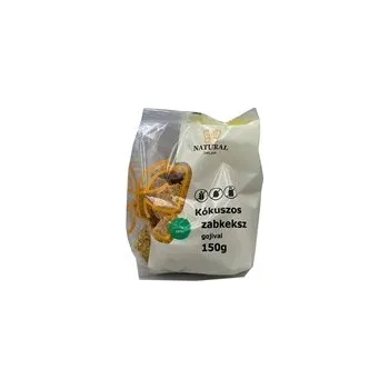 Natural Bezlepkové kokosové ovesné sušenky s goji (150g)