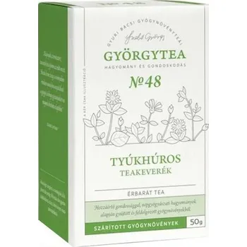 Lék na srdce, cévy a krev Györgytea No48 Čajová směs z hvězdice prostřední - na cévy (50g)