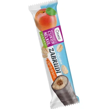 Žvýkačka Cornexi Zabrudi Ovesná tyčinka s meruňkovou nádivkou v kakaové polevě se sladidlem (30g)