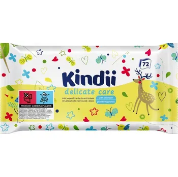Hygienický ubrousek Kindii Delicate Care Dětské vlhčené utěrky (72ks)