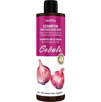 Šampon Venita ​Cibulový trichologický šampon pro mastné vlasy náchylné k vypadávání (300ml)