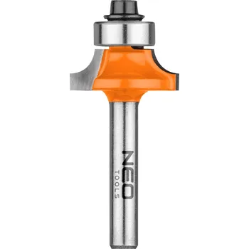 Dílna NEO TOOLS Tvarovací fréza s ložiskem, zaoblovací, TCT, 22,5 x 9 mm, stopka 6 mm