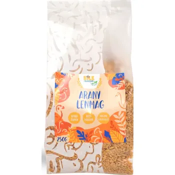 BulkShop Lněné semeno zlaté (250g)