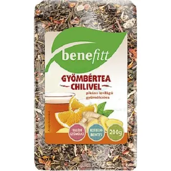 Sušené ovoce Benefitt Ovocný sypaný čaj s příchutí zázvoru a chilli (200g)