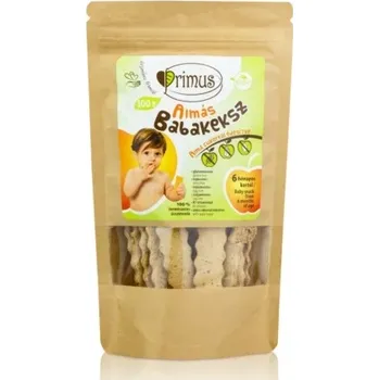 Primus Baby Bezlepkové dětské jablečné sušenky (100g)