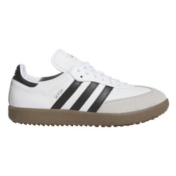 Sport Adidas Samba Spikeless Golf Shoes UK 9,5, White/Black/Gum
