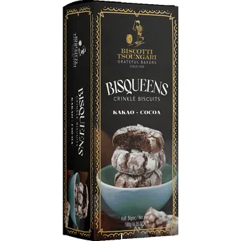 Biscotti Tsoungari BisQueens brownie sušenky kakaové 180g