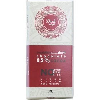 Žvýkačka Health Market Dark Delight Hořká čokoláda 85% (80g)