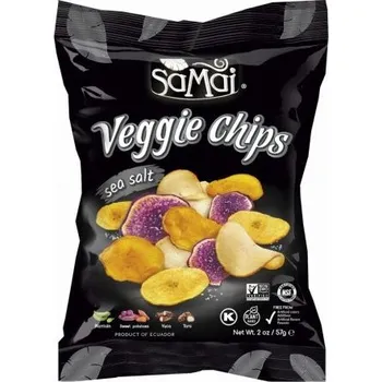 Chips Samai Rainforest zeleninové chipsy mořskou solí (57g)