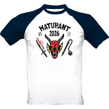 Pánské tričko Tričko s potiskem Maturant 2026 na motivy Hellfire Club Stranger Things pánské