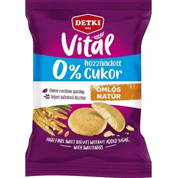 Detki Vitál Sušenky bez přidaného cukru se sladidly (180g)