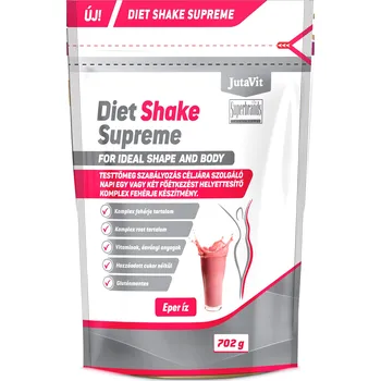 Proteinový nápoj JutaVit Diet Shake Supreme bílkovinný prášek - jahoda (702g)
