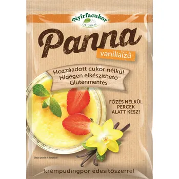 lahůdkový salát Nyírfacukor Original Panna Vanilkový pudink za studena, bez přidaného cukru (50g)